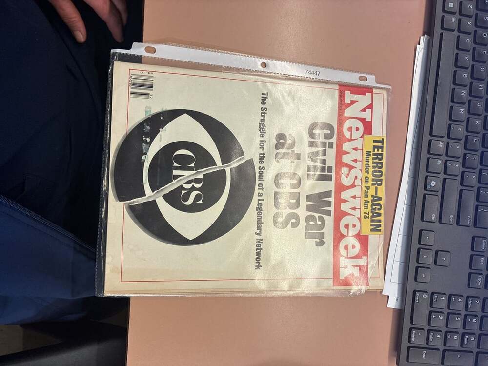 Newsweek Magazine September 15 1986 Civil War at CBS